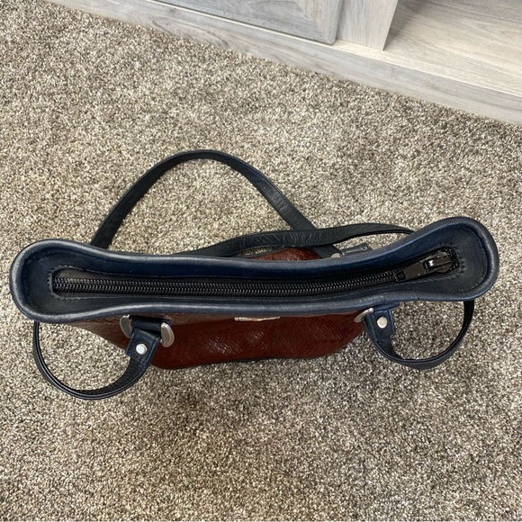 Zippo Leather Handled Tote Shoulder Bag Made in USA - Picture 11 of 15